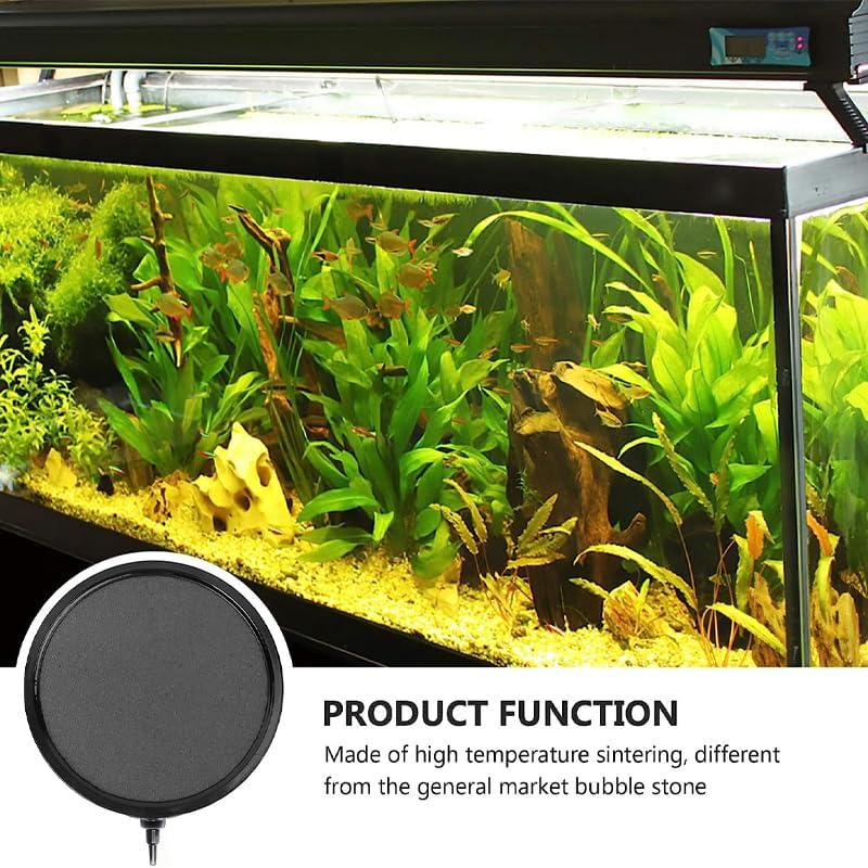 Air Bubble Disk Stone Aquarium Aerator Fish Tank Pump Hydroponics Oxygen image number 5