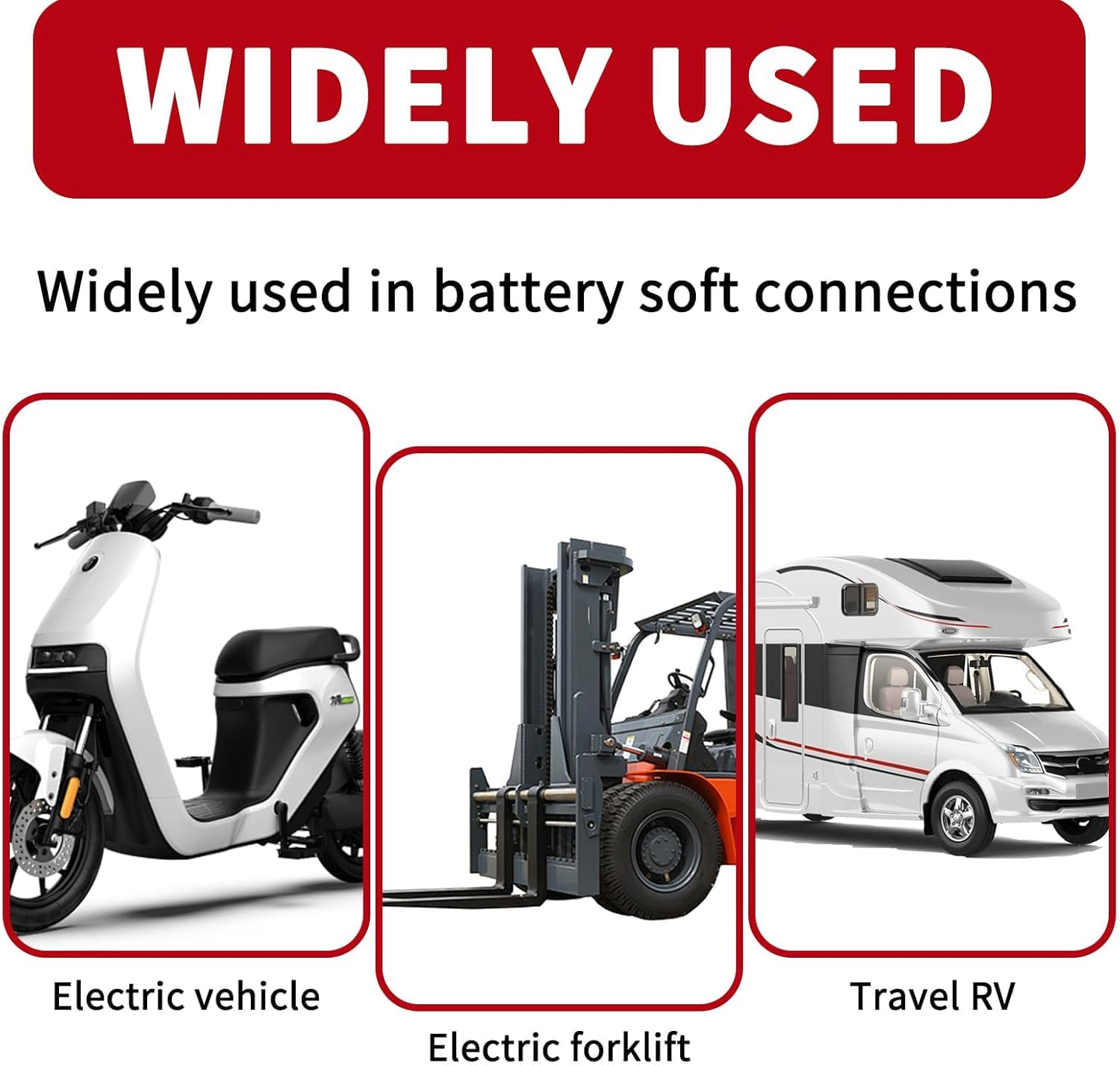 10AWG 50Amp SB50 Anderson Plug Connector, 600V 300Mm 1 to 2 Anderson Plug Connector Double Y Adapter, 6Mm Battery Cable for Car, RV, Truck, Trailer, Automotive Accessories Battery Extension Cable image number 5