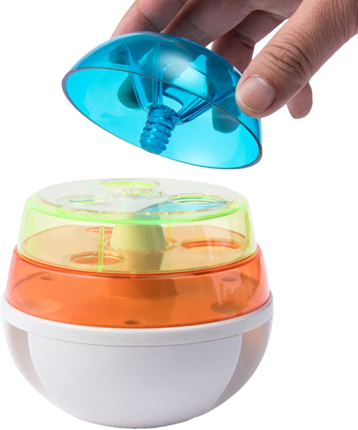 Treat Tower for Dog | Pet Slow Feeder Tumbler Ball | Pet Tumbler Toy | Interactive Food Puzzles Ball for Dogs