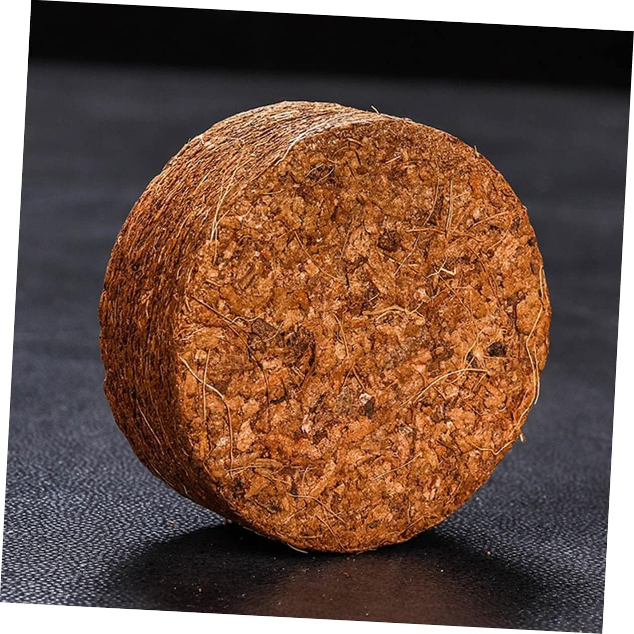 Sosoport Coconut Fiber Nutrient Soil Blocks for Gardening Compressed for Vegetable and Flower Planting 5 Pcs (6X2.5Cm) image number 5