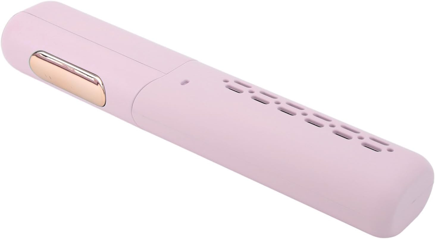 Portable Straightening Brush, Cordless Hair Straightener 2000Mah for Travel (Purple) image number 2