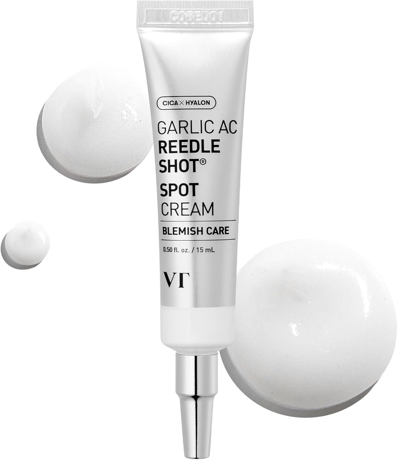 VT COSMETICS Garlic AC Reedle Shot Spot Cream for Blemishes, Calming Spot Cream (0.50 Fl. Oz.) image number 6