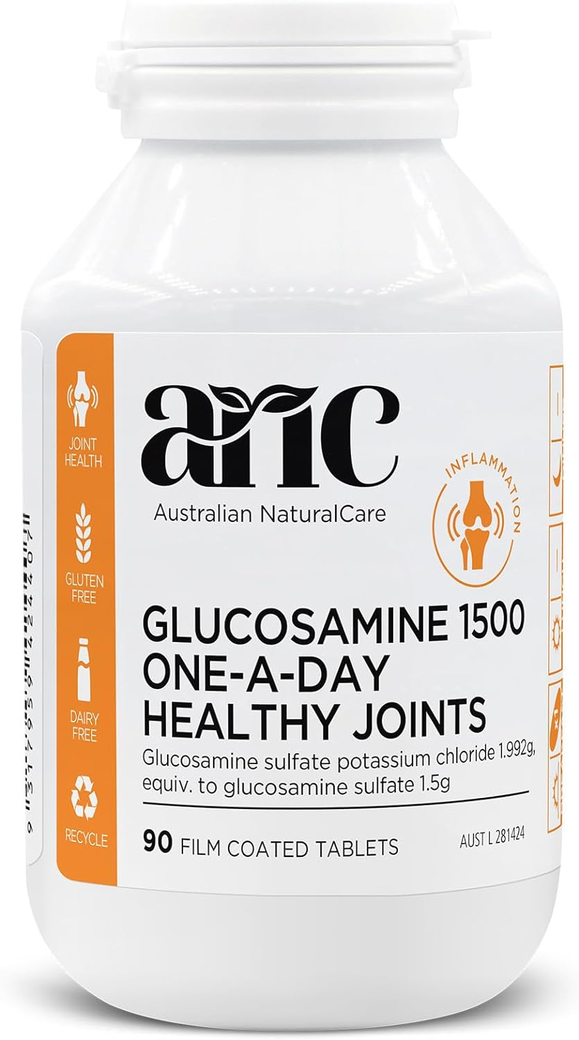Australian Naturalcare - Joints, Bones & Muscles - Glucosamine 1500 One-A-Day Healthy Joints Tablets (90 Count) image number 1