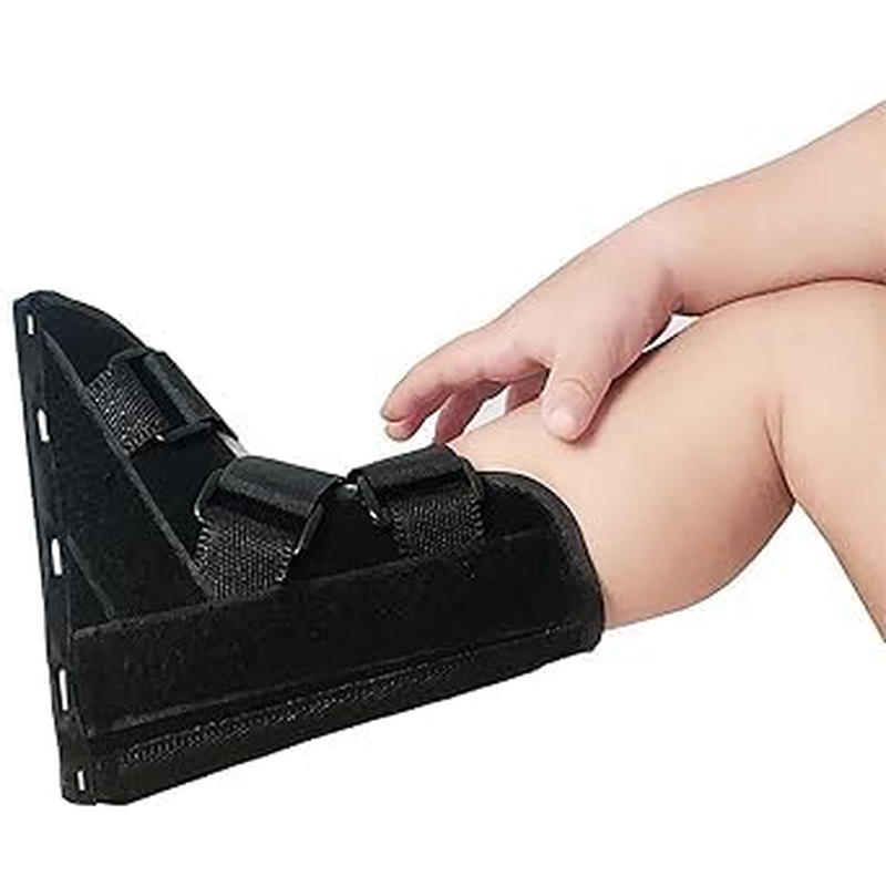 1Pack Post Op Shoe Kids Medical Walking Boot Adjustable Fracture Boot Plaster Cast Shoe Orthopedic Boot for Broken Foot Toe Sprained Ankle Injury Pain Relief Post Surgery Recovery (Black, 16CM) image number 4