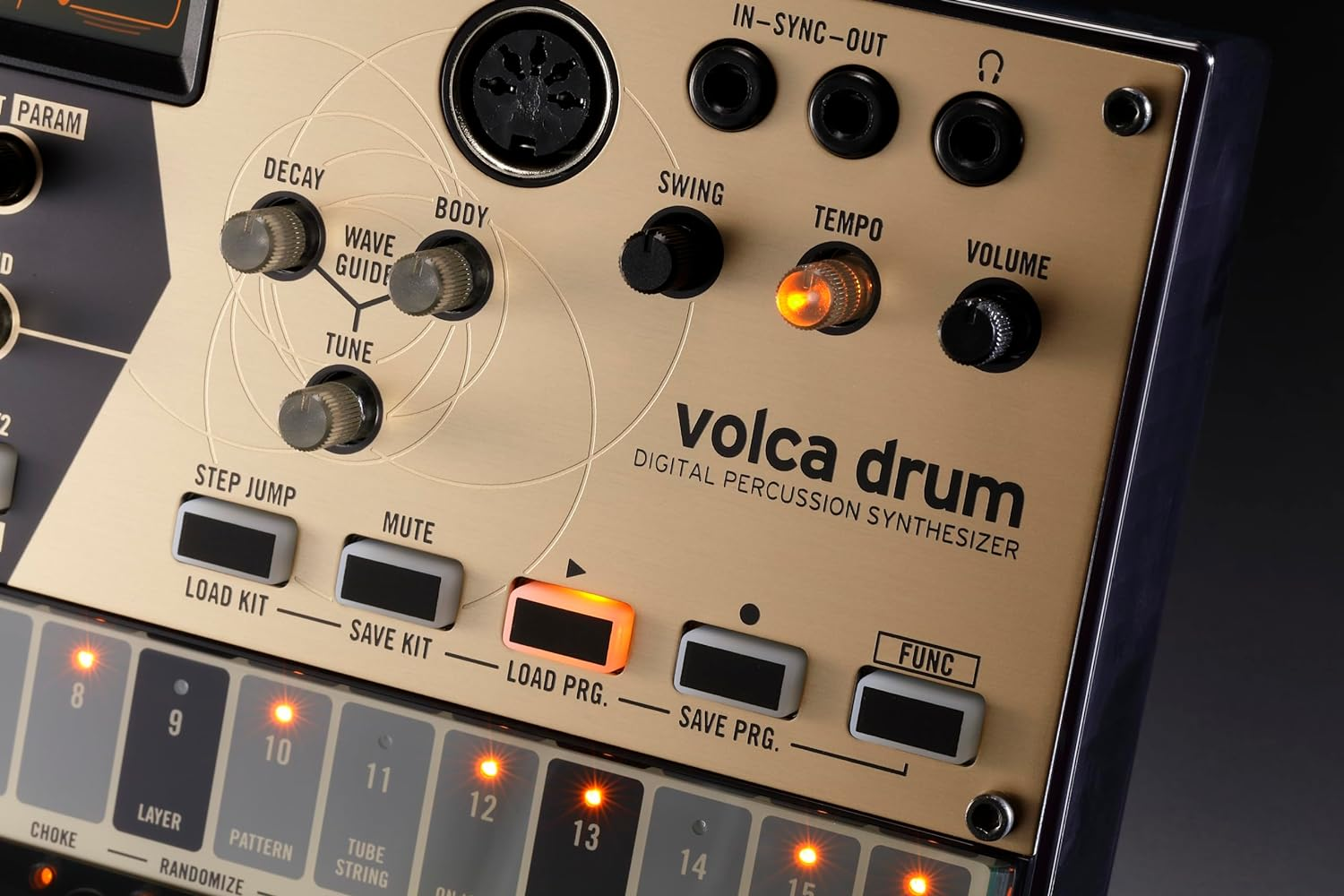Korg KO-VOLCADRUM Korg Volca Physical Modeling Drum Synthesizer