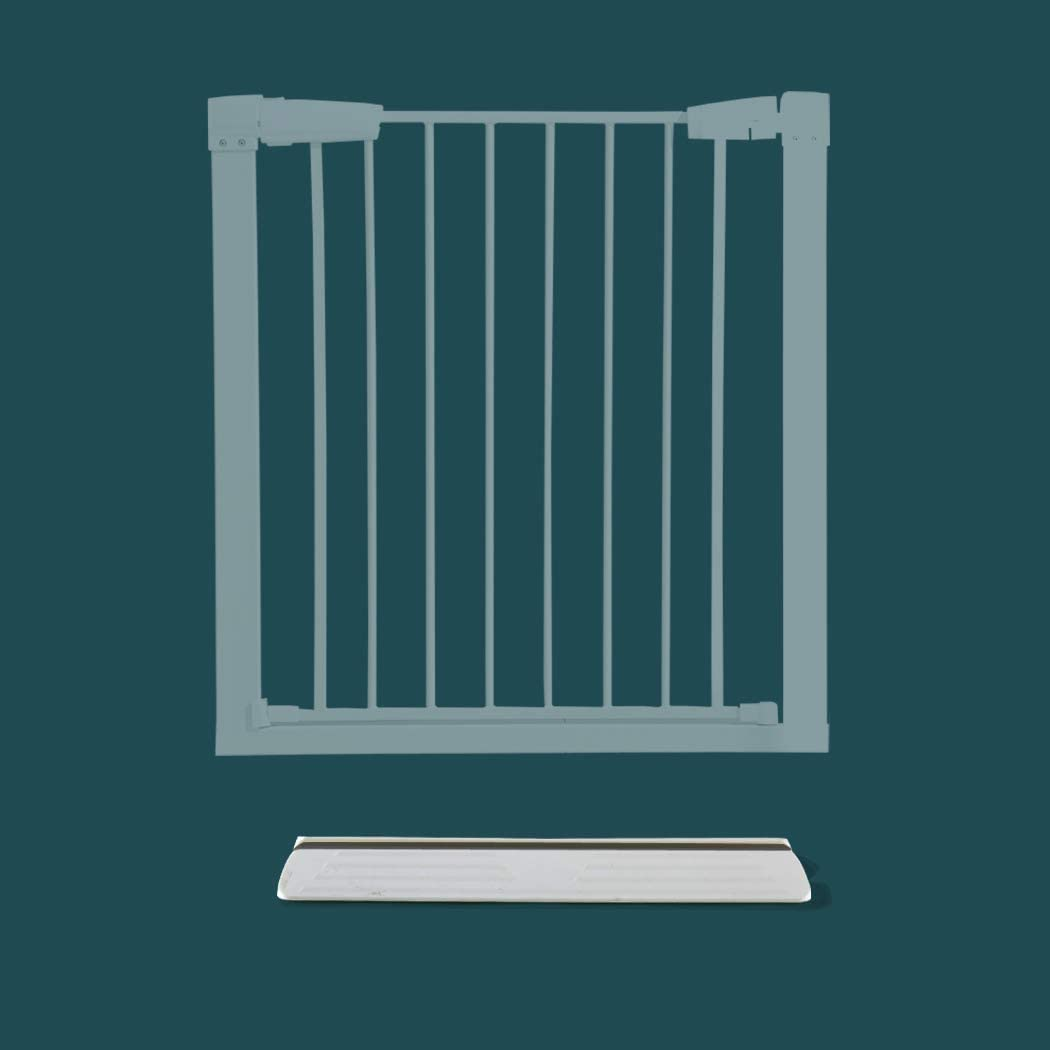 Levede Baby Safety Gate Adjustable Pet Security Stair Door Support Ramp White image number 5