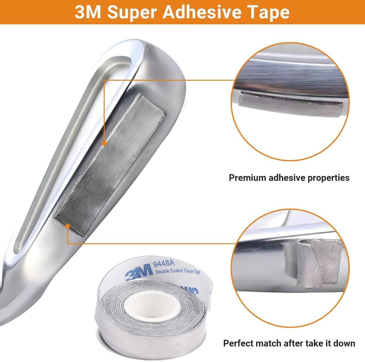 Yeshom Golf Lead Tape, Add Swing Weights 2 Grams per Inch Golfing Adhesive Accessories for Golf Clubs, Pickleball Paddle, Tennis Racket Grips image number 2