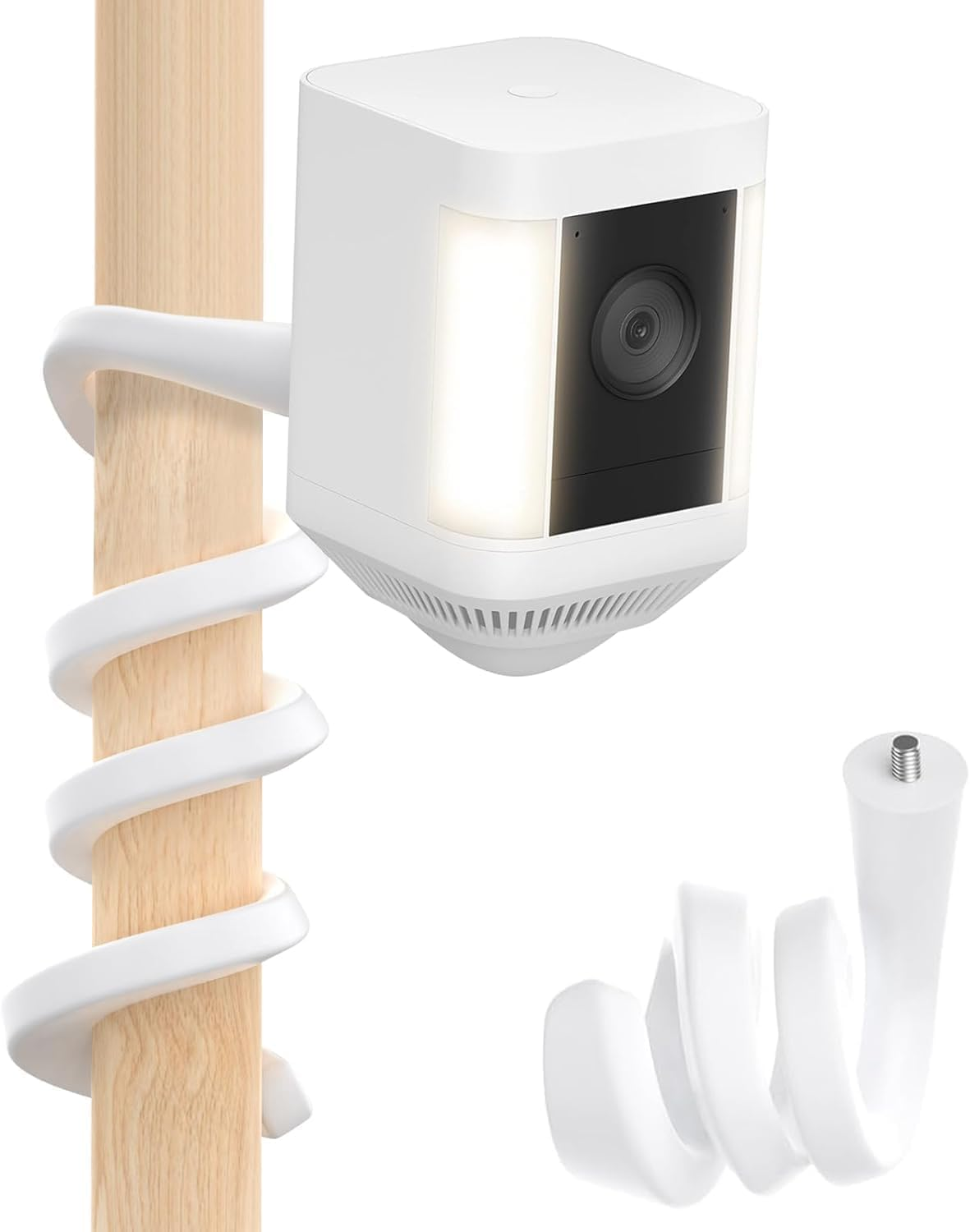 1PACK Flexible Twist Mount for Ring Outdoor Cam Plus/Plug-In 3Rd Gen/Stick up Cam Pro Battery & Spotlight Cam/Pro/Plus (Battery), Attach Your Ring Camera Everywhere,Easy Installation image number 2