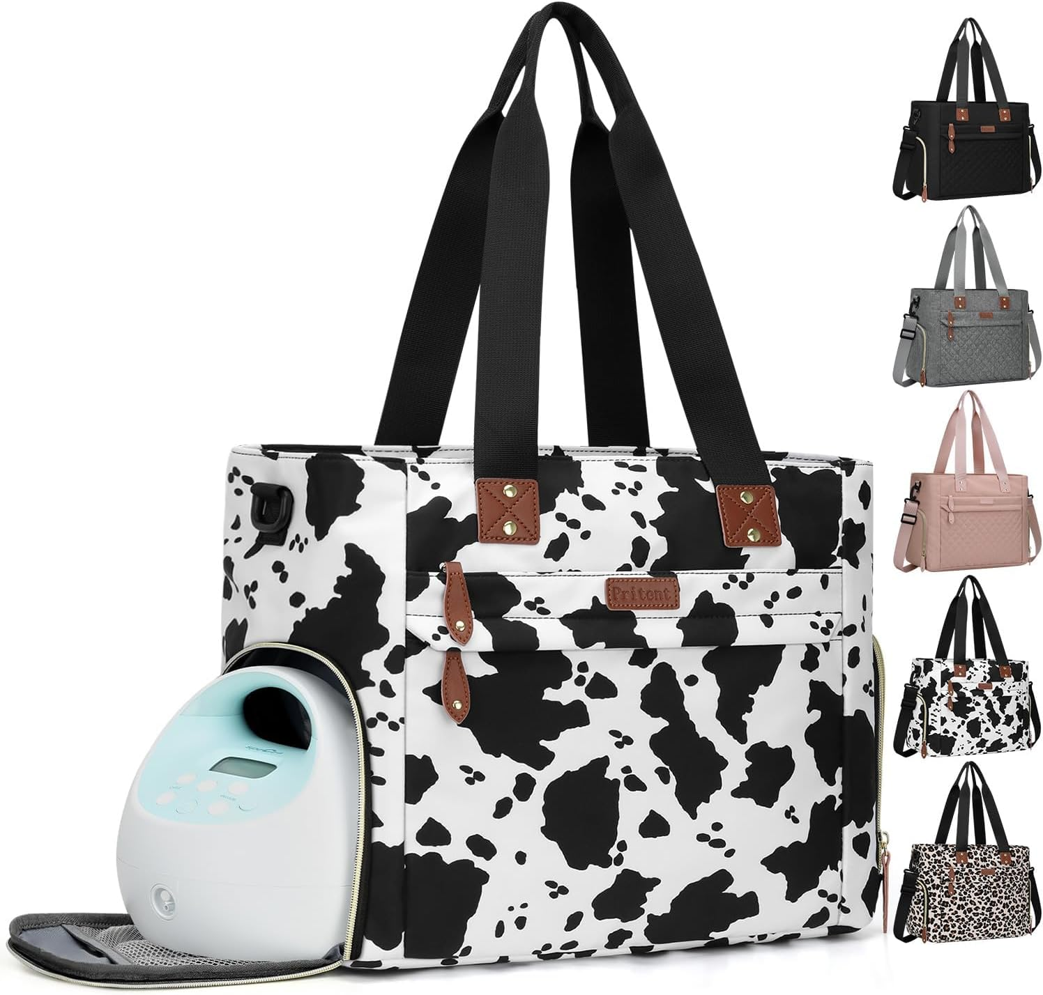 Diaper Bag Tote for Working Mom, Large Travel Baby Diaper Tote, Mommy Baby Bag for Boys and Girls