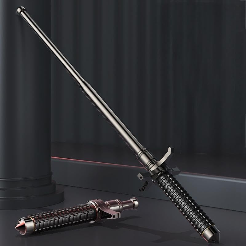 Telescopic Trekking Pole, Hand-Held Collapsible Stick, Expandable Baton, 78Cm Extended Length, Anti-Slip Grip, Lightweight Hiking and Mountaineering Staff with Carry Bag image number 4