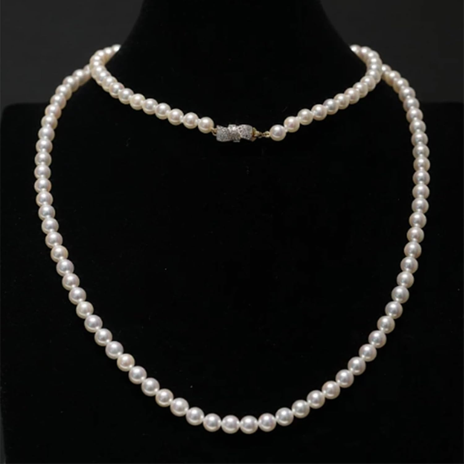 Round Pearls Beads, 600Pcs Pearls 8Mm Beige ABS Imitation Pearl Beads for Jewelry Making, Crafts, Decoration and Vase Filler image number 3