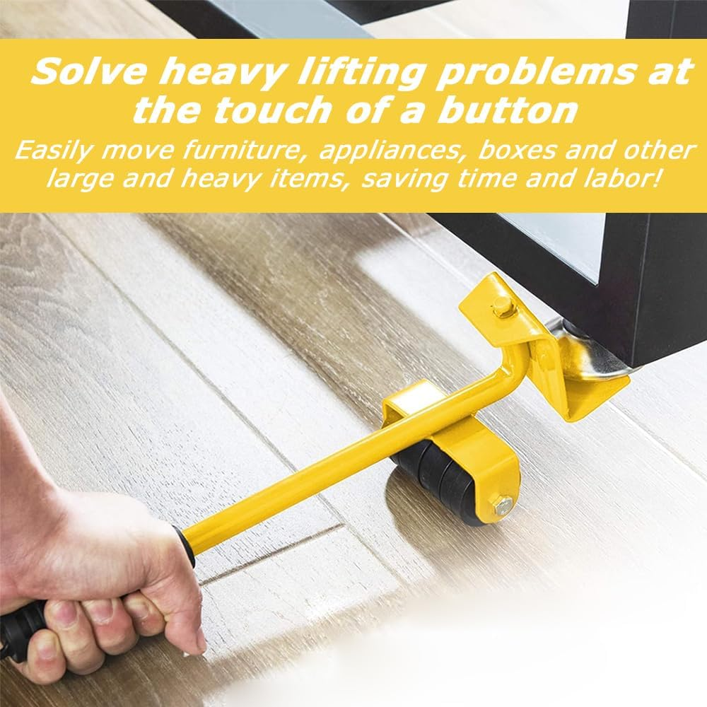 Furniture Moving Set,Furniture Movers with Wheels,Appliance Moving System,Moving Sliders Mover Tool Set,Portable Heavy Object Moving Tool,For Moving Appliances,Sofa,Tables image number 6