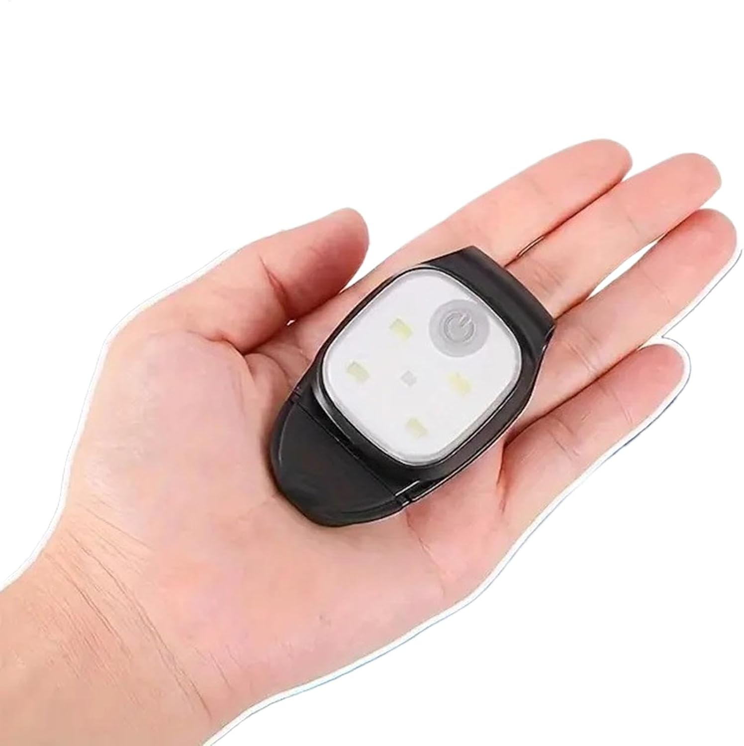 Lmyit Running Light Clip | Portable Multifunctional 5 LED Lamp USB Charging | High Visibility Accessories, Rechargeable Safety Flashlight for Camping image number 1