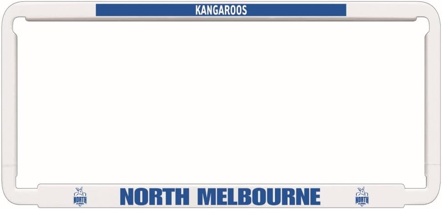 1X Official AFL North Melbourne Car Number Plate Frame Cover Surround image number 1
