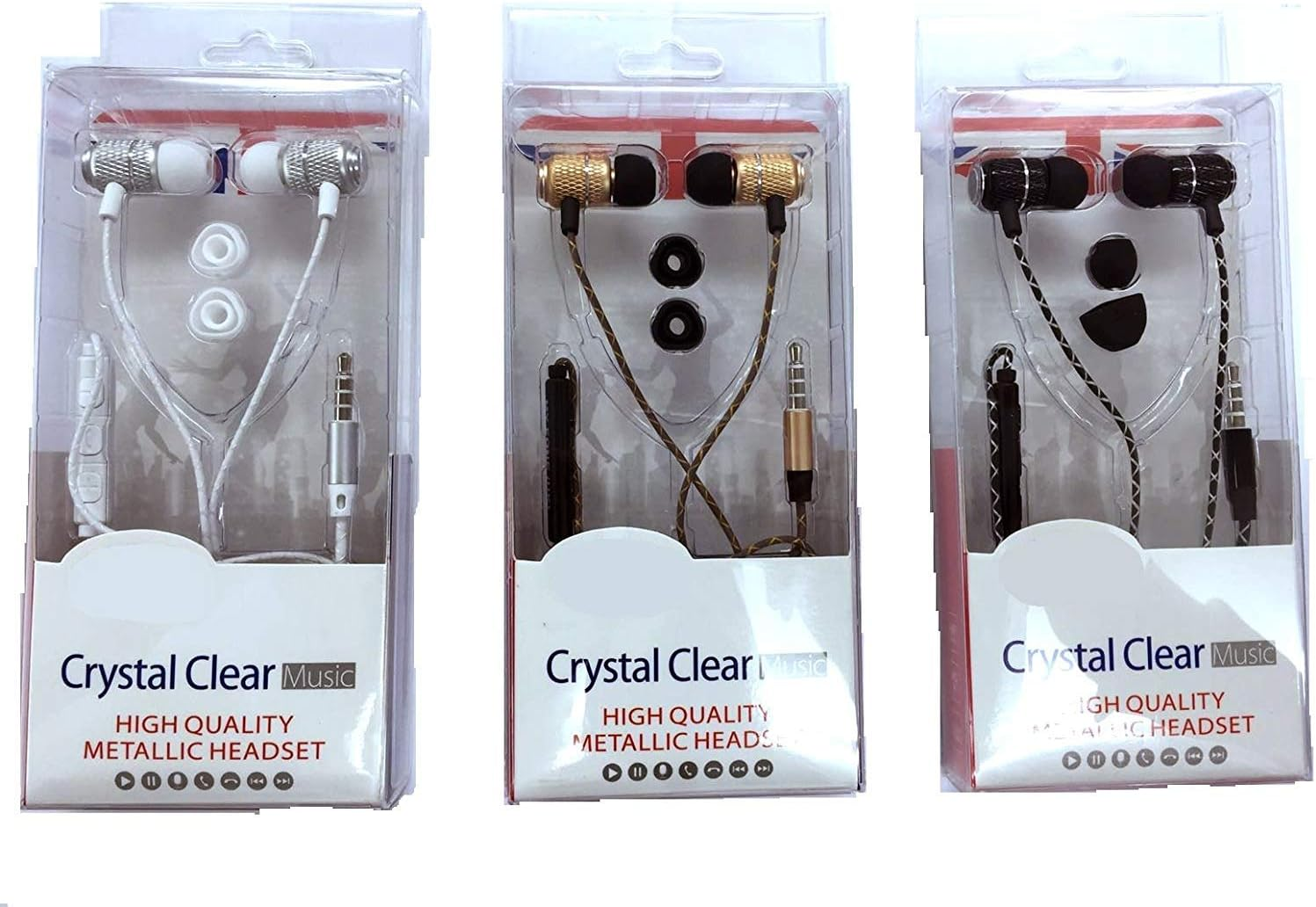 Compatible with ALCATEL 3X Earphone (2019), Headphones/Earphones Wired Bass Stereo In-Ear Headphone Earphone Headset Earbuds with Remote and Mic Microphone with 3.5Mm Jack (Rose Gold)