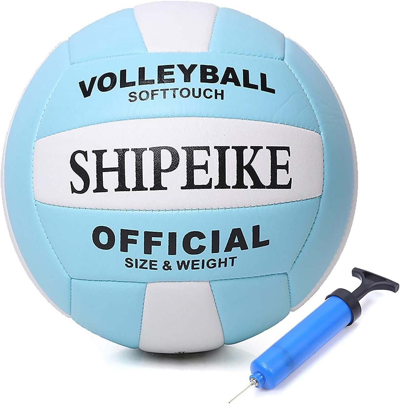 ABAJI Volleyball Official Ball Thicker PU Waterproof Anti-Explosion 15+ Years Kids Girls Boys Indoor Training Game Outdoor Sand Beach Pool Play Pump Needle