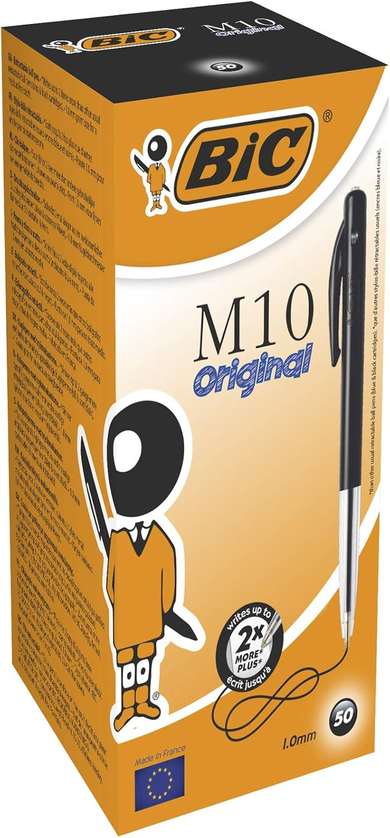 BIC M10 Original Ballpoint Pens Black 50 Box image number 3