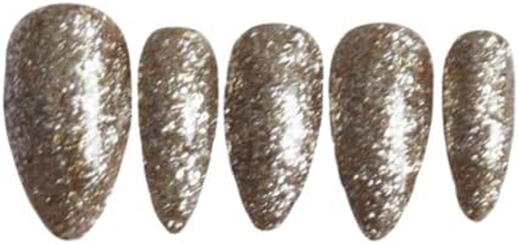 SOEZI Women'S Magic Dust Reusable SOEZI Press on Nails | Artificial False Nail Extension | Application Kit, Ezion | Ezioff Nourish & Restore Removal | Customisable (Oval_L)