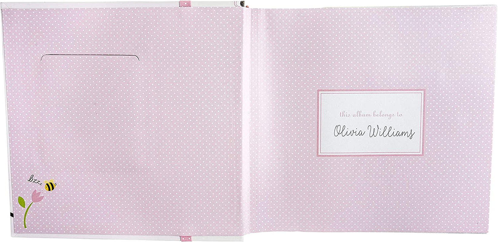 Lil Peach Bird Photo Album, Memory Keepsake Babybook, Gender-Neutral Baby Accessory for New and Expecting Parents, Pink image number 4