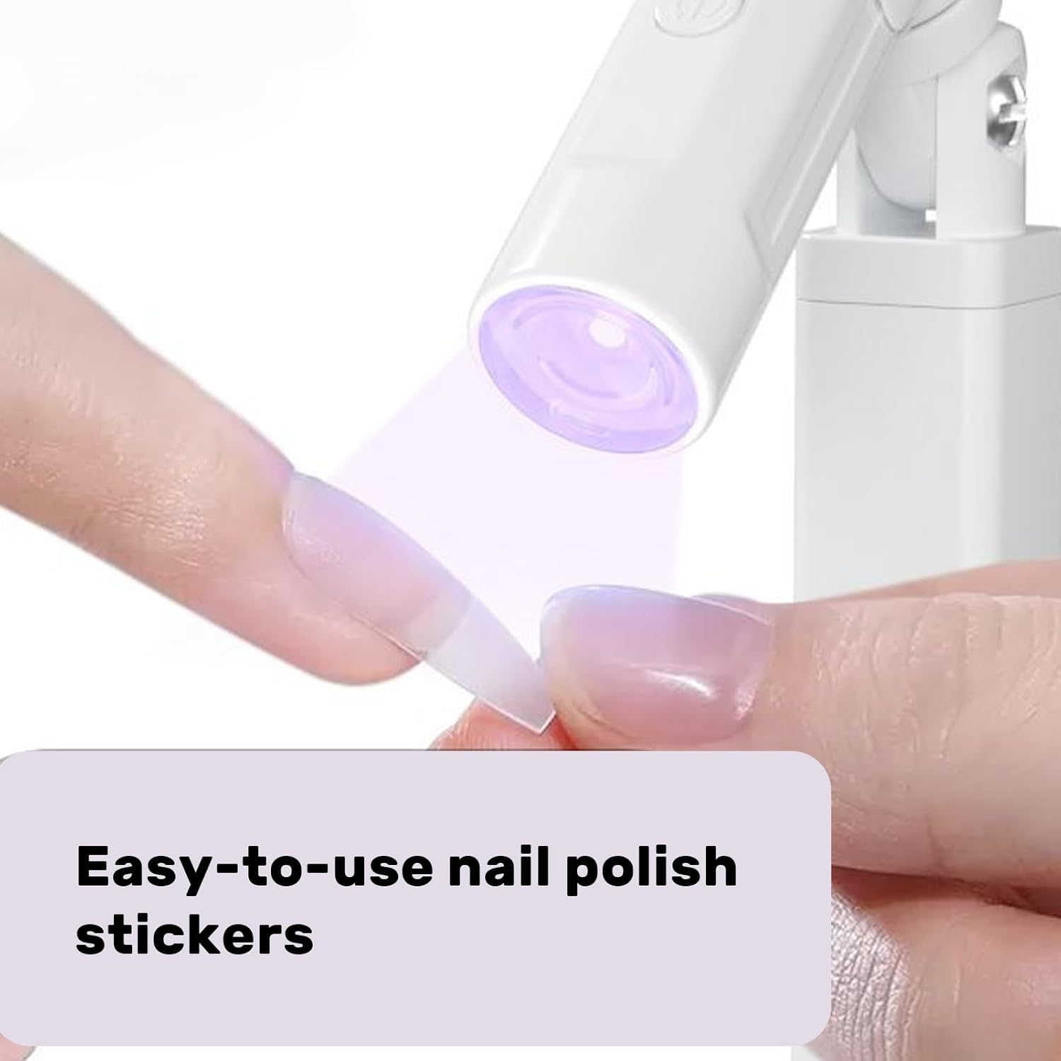 Uv Nail Lamp, Flash Cure Nail Lamp,Rechargeable Portable Led Nail Lamp,Uv Light Nail Lamp, for Salon, Home Diy Quick Nails Care image number 1