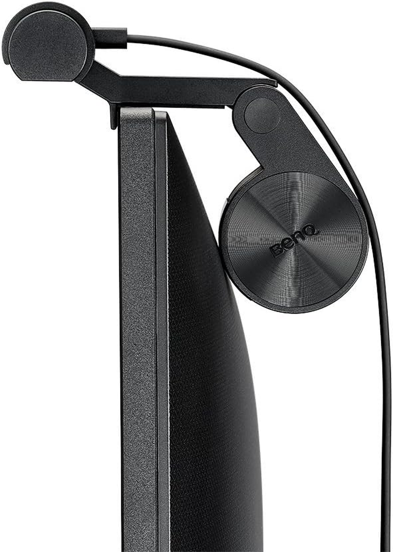 Benq Screenbar E-Reading LED Monitor Lamp with Auto-Dimming and Hue Adjustment Features, Hang It on Monitors to save Space, Eye-Care, No Screen Glare or Flicker, Matte Black USB Powered