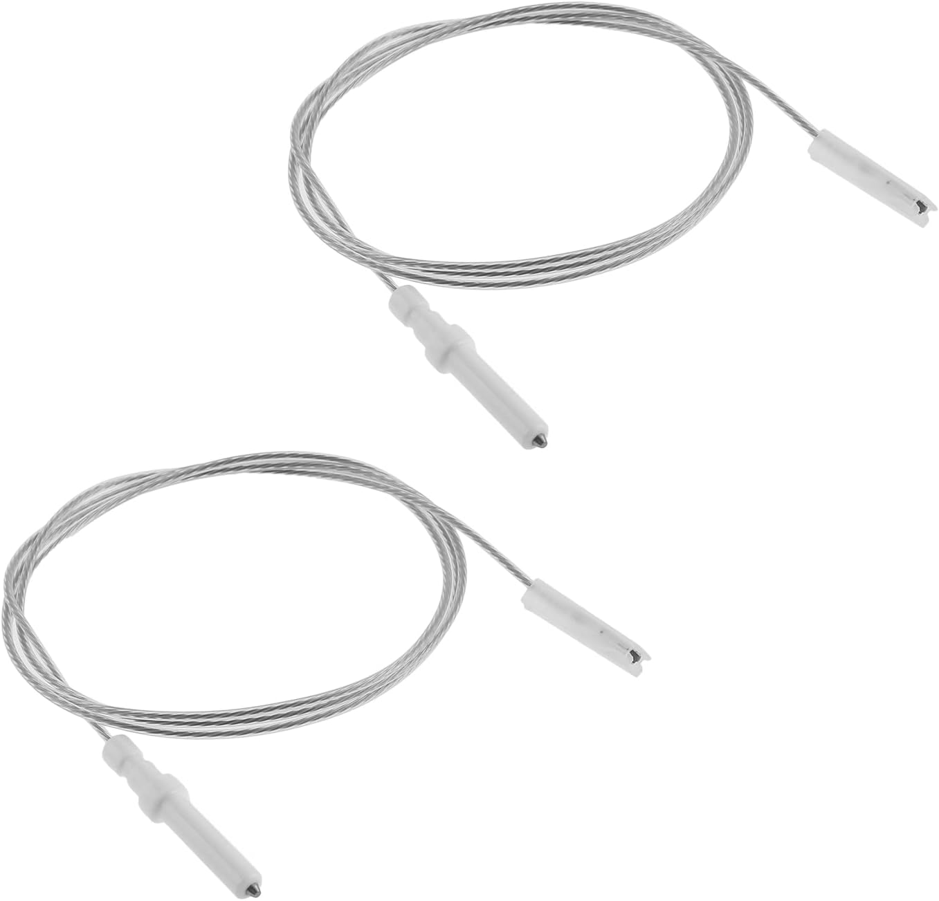 Mtsooning 2PCS Igniter Ceramic Electrode, 900Mm/35.43Inch Ignitor Wire and Ceramic Electrode Assembly for BBQ Grill Heater BBQ Igniter Electrode, Ceramic Height 40Mm/1.57Inch image number 2