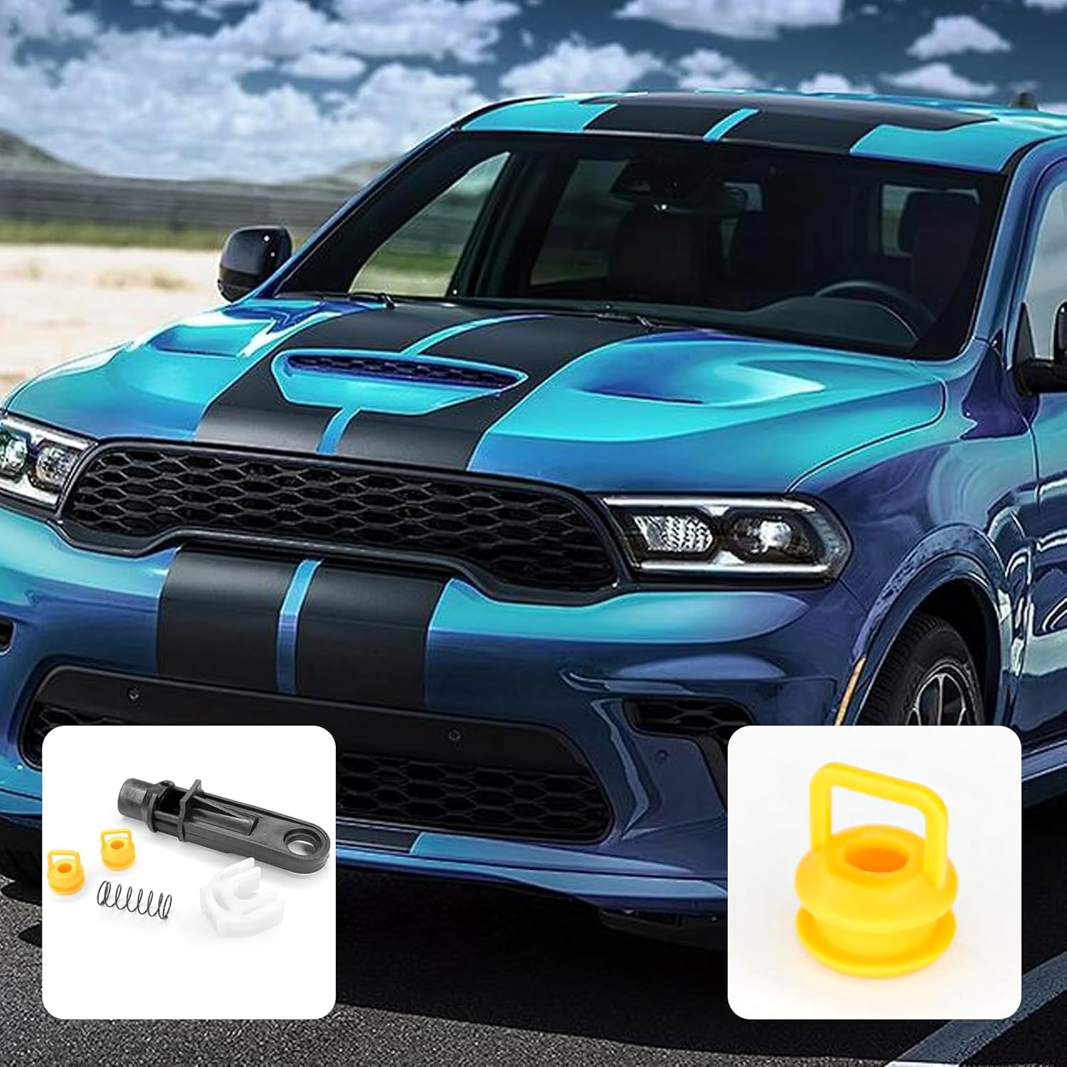 QKYS 5PCS Transmission Shifter Linkage Cable Bushing Repair Kit, Shifter Bushing Replaces# 14104 15276979 52855956AG Compatible with Chevy Silverado 1500 2500 3500, Buick, Cadillac, GMC, RAM image number 3