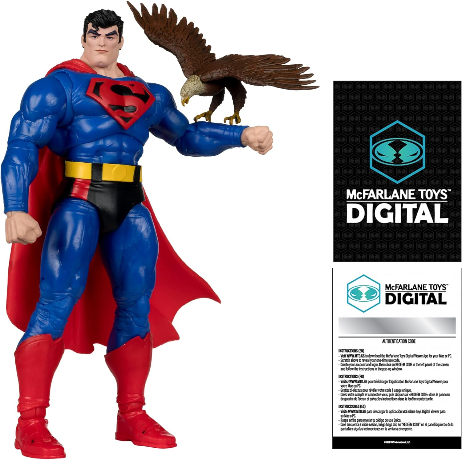 Mcfarlane Toys DC Direct Superman (Our Worlds at War) 7In Action Figure Digital Collectible