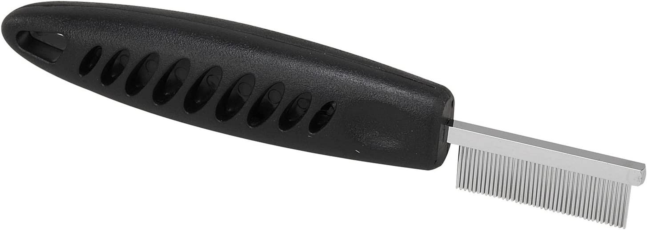 Master Grooming Tools Face & Finishing Combs &mdash; Ergonomic Combs for Grooming Dogs, 6&frac14;", Black image number 4