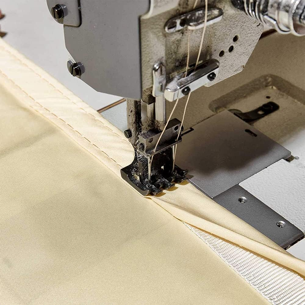 IOAOI Garden Shade Sail Waterproof 3M X 3M X 4.3M Sun Shade Sail, Triangle Sun Canopy for Patio with Awning Attachment, 95% UV Block - Pale Yellow image number 5