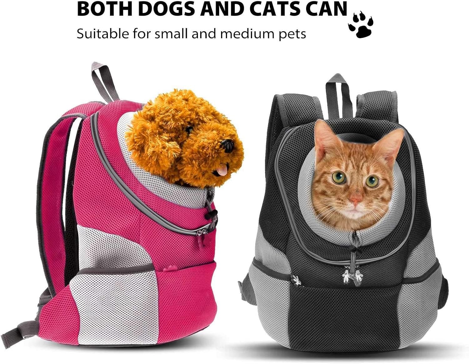 PETCUTE Pet Carrier Backpack Dog Carrier Backpack Puppy Carrier Bag Pet Travel Bags Airline Approved for Bike Hiking Outdoor image number 3