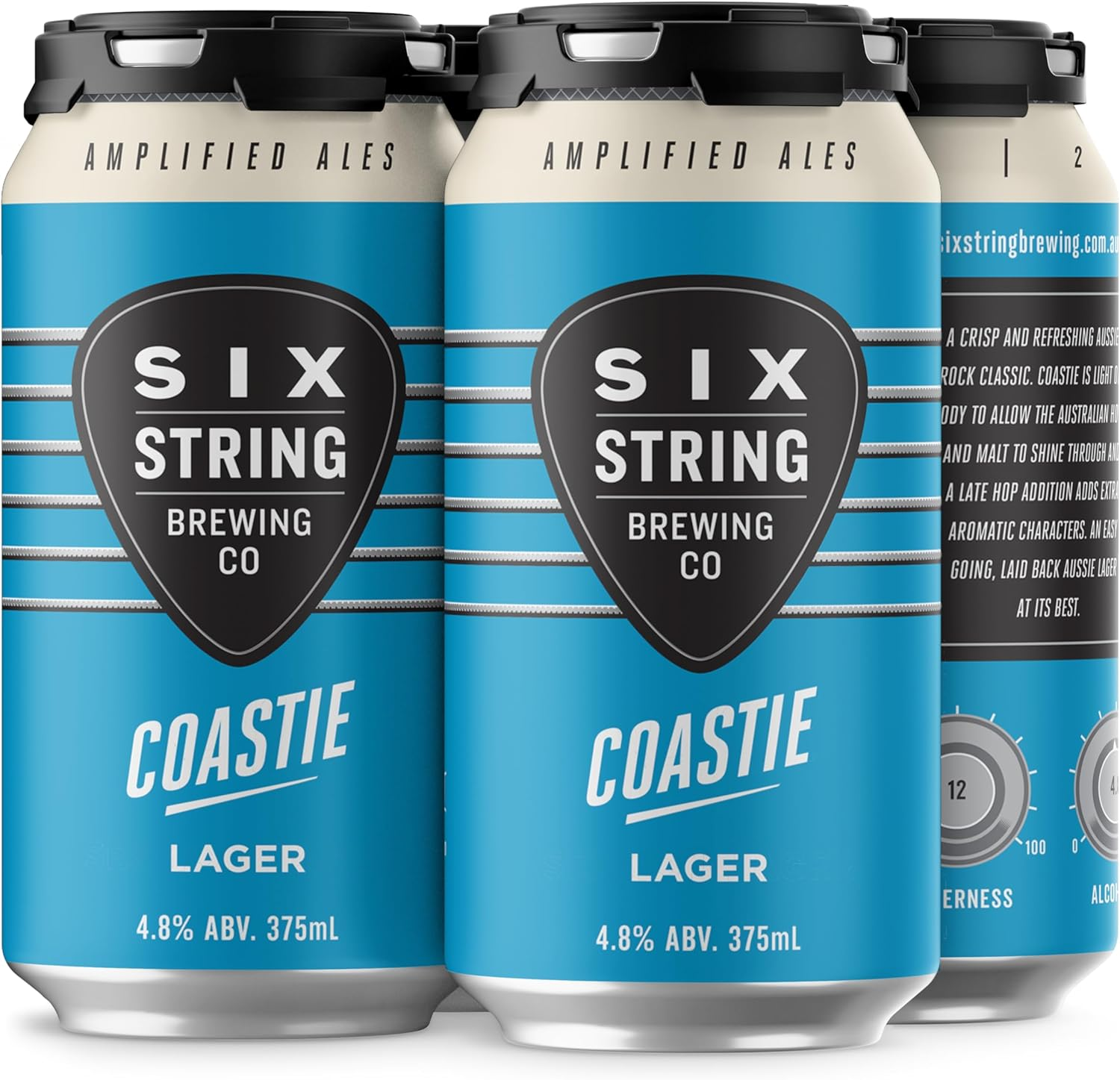 Six String Brewing Coastie Lager 375Ml Case of 24 Craft Beer image number 1
