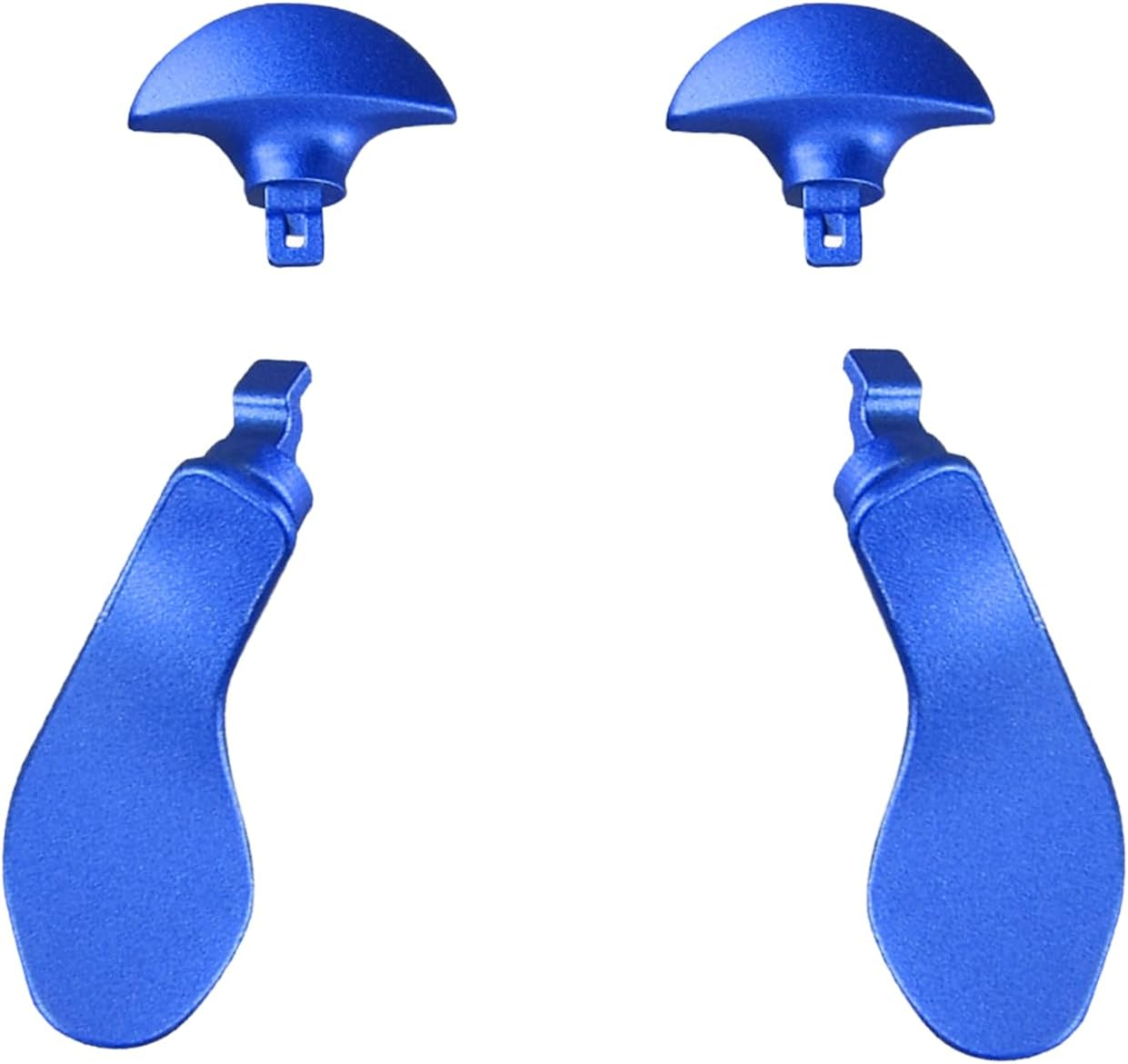 4 Pcs Edge Controller Paddles for PS5 Dualsense Edge Controller Paddles for PS5 Edge, Metal Back Button for PS5 Edge Controller (Blue)