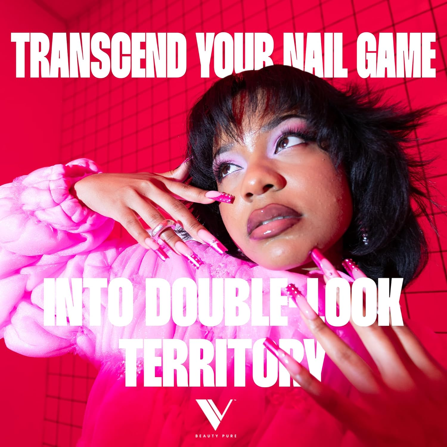 V Beauty Pure Cuticle Pusher Nail Tool (Highlighted) - 2-In-1 Non-Slip Nail Cleaner Cuticle Remover for Clean & Healthy-Looking Fingernails & Toenails - Cuticle Scraper Nail Tool, Manicure & Pedicure image number 5