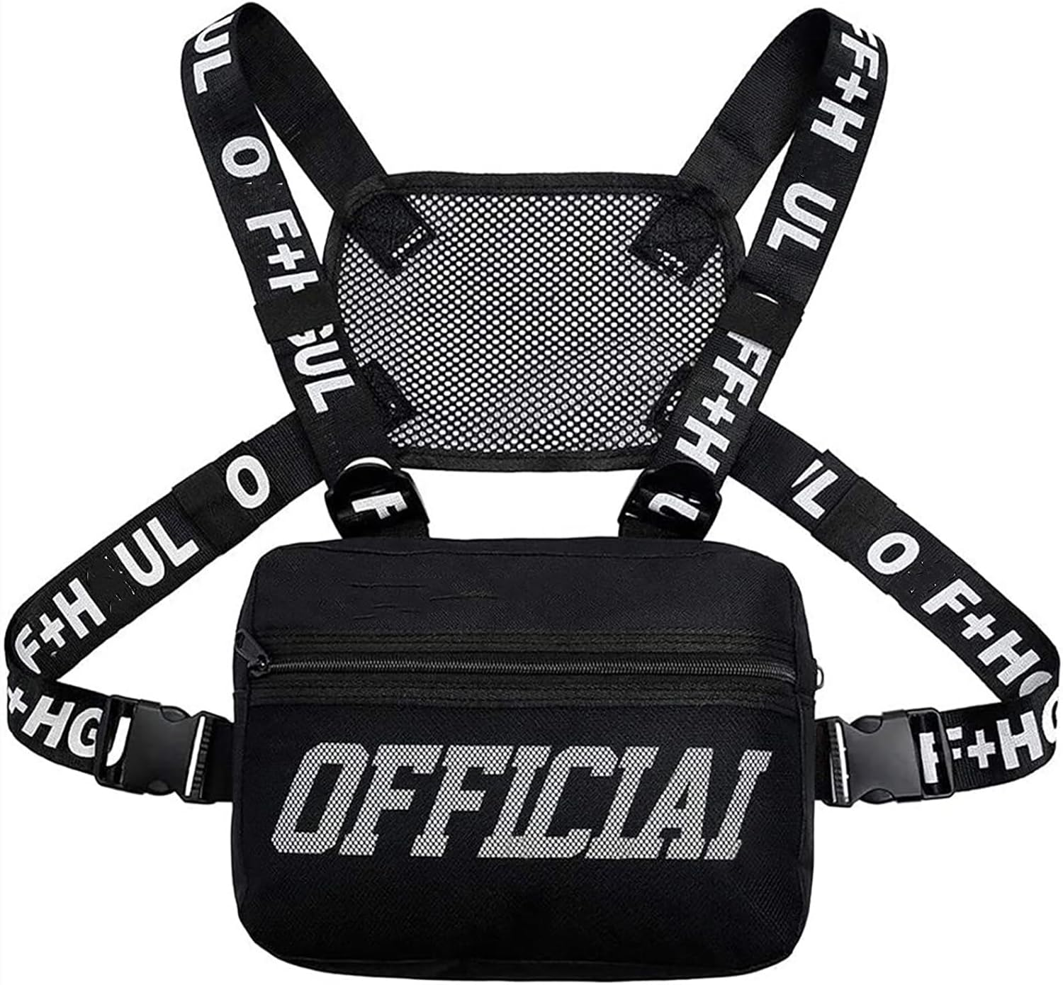 Armiya Universal Hands Free Chest Bag Utility Rig Walkie Talkie Harness Pocket Pack Radio Holster Holder for Men Women image number 1