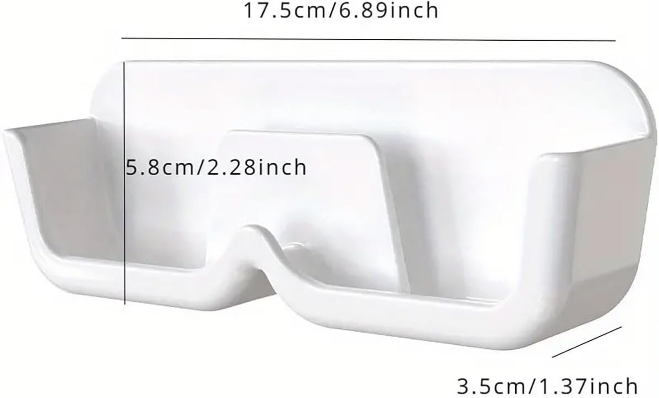 AIMALL 6PCS Wall-Mounted Glasses Storage Box, Punch-Free, Transparent, 6.89X1.37X2.28 Inches, Ideal for Displaying Sunglasses and Eyewear image number 5