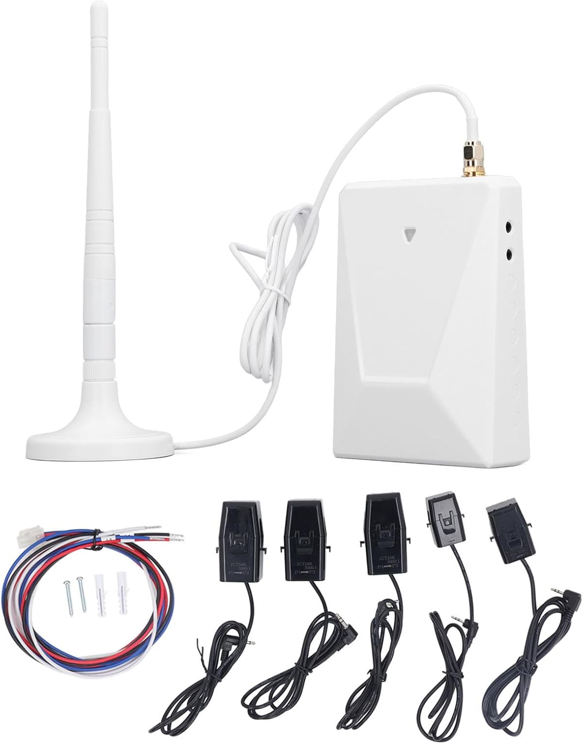 Smart Home Energy Monitor, Multifunctional Electricity Solar Energy Meter Monitor, Real-Time Energy Data & History, Support Multi Channel Measurement, Pluggable Card Coil image number 2