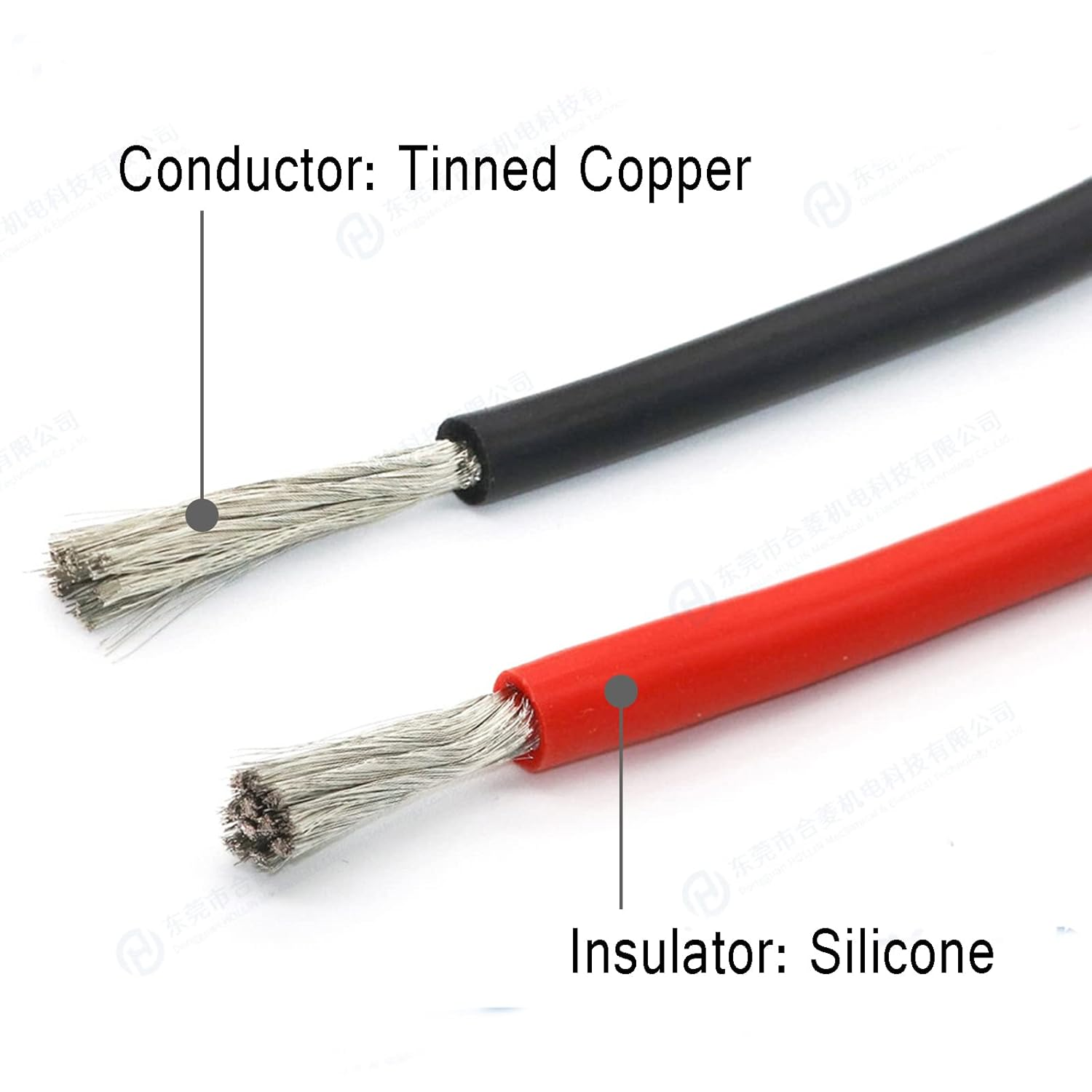 Acbbmns 14AWG Gauge Wire, 10M (32.8Ft) Silicone Cable - Black Flexible Tinned Copper Stranded image number 4