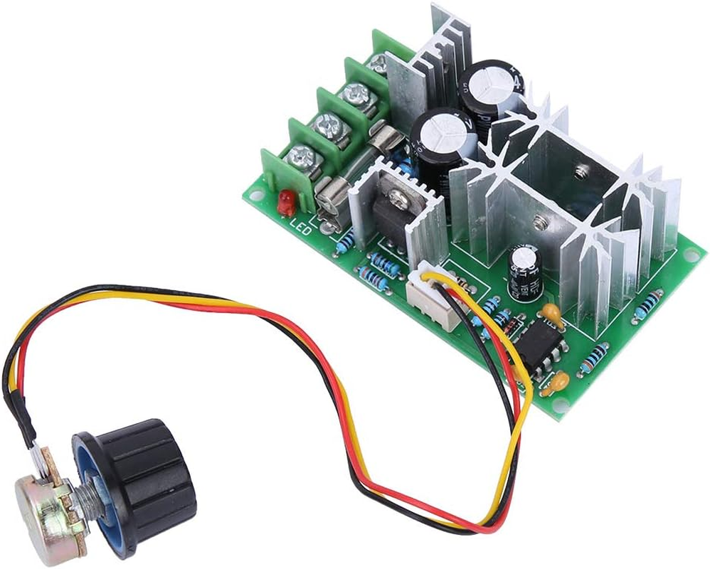 Domary DC 9-60V 20A Electric Motor Speed Controller Board PWM Speed Regulator Applicable for Various Motors image number 4