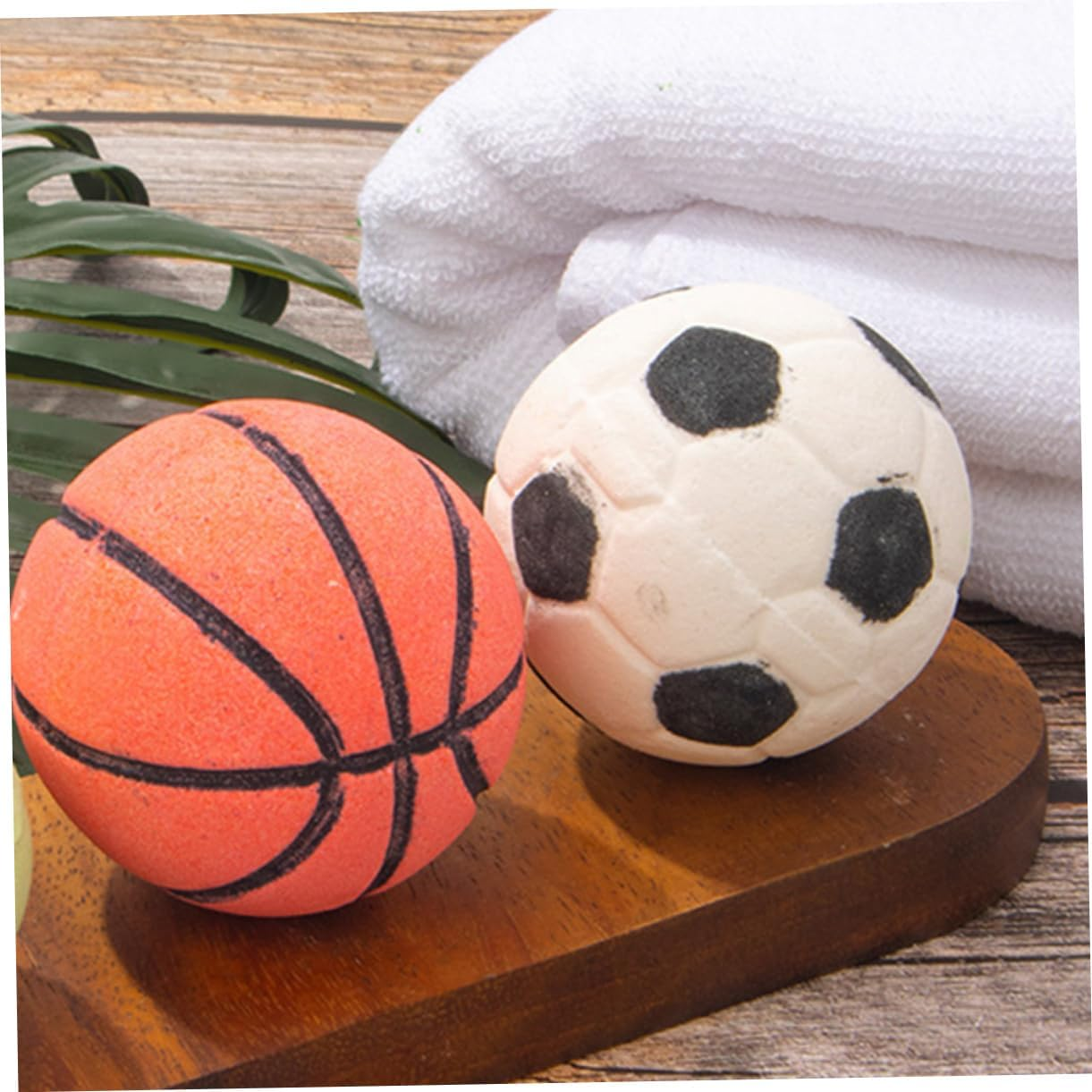IWOWHERO Essential Oil Bath Salt Football Shape Natural Skin-Friendly Bathing Set for Relaxation image number 4