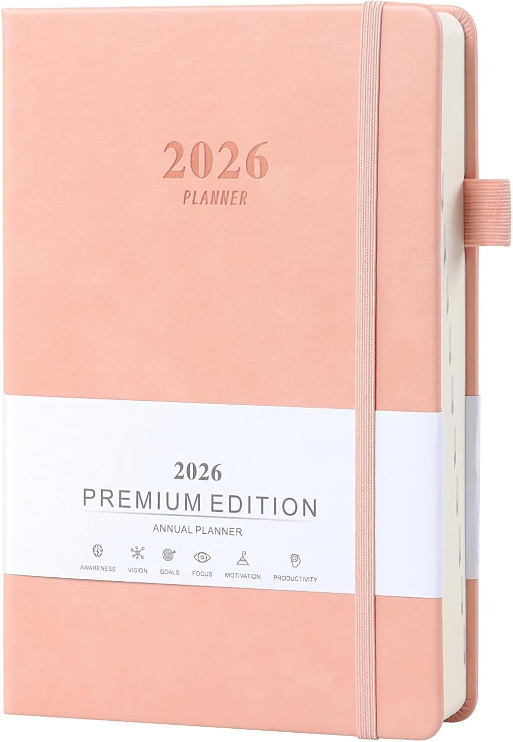 2026 Academic Diary Week to View Page a Day Life Planner A5 Appointment Diary for Office, School, Home and Business(Black)