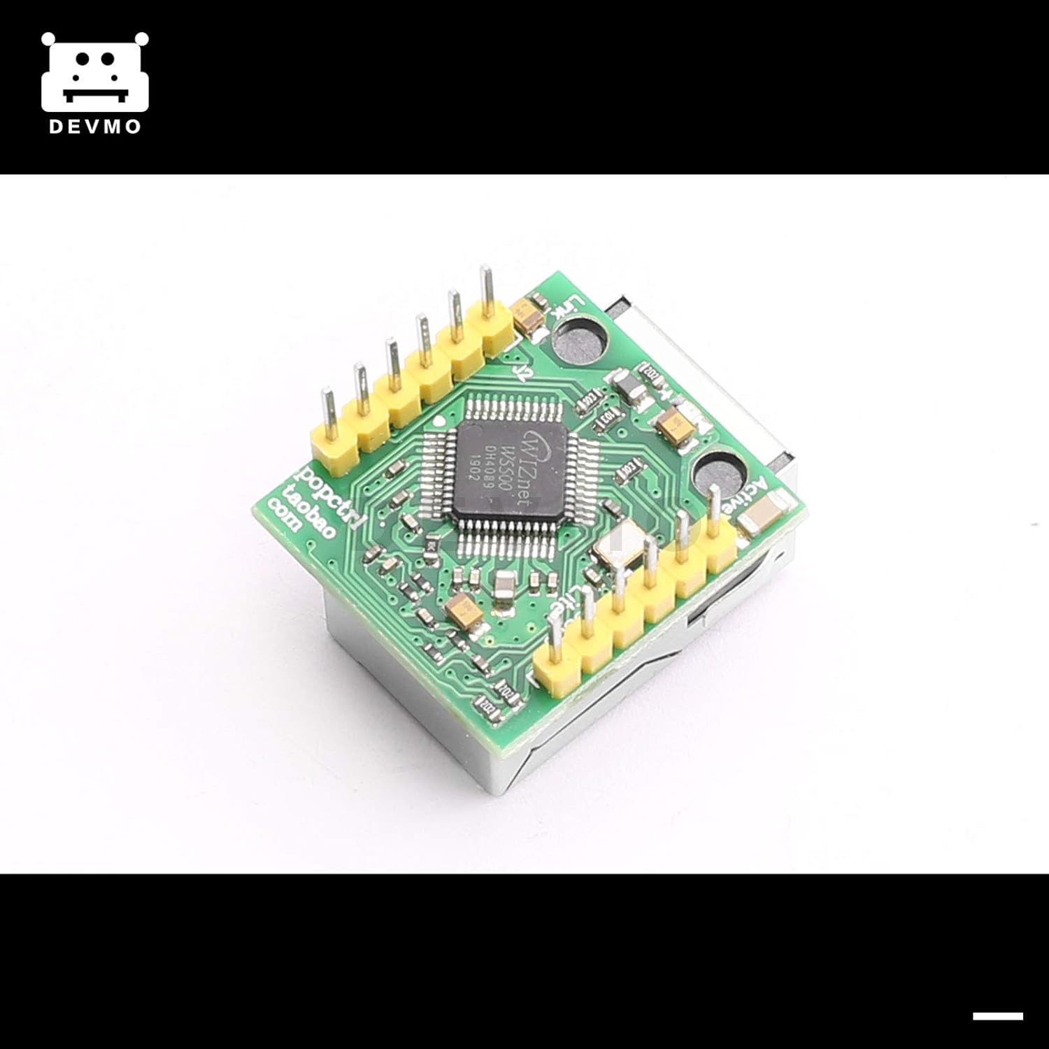 DEVMO USR-ES1 W5500 Chip New SPI to LAN Ethernet Converter TCP/IP Module image number 1