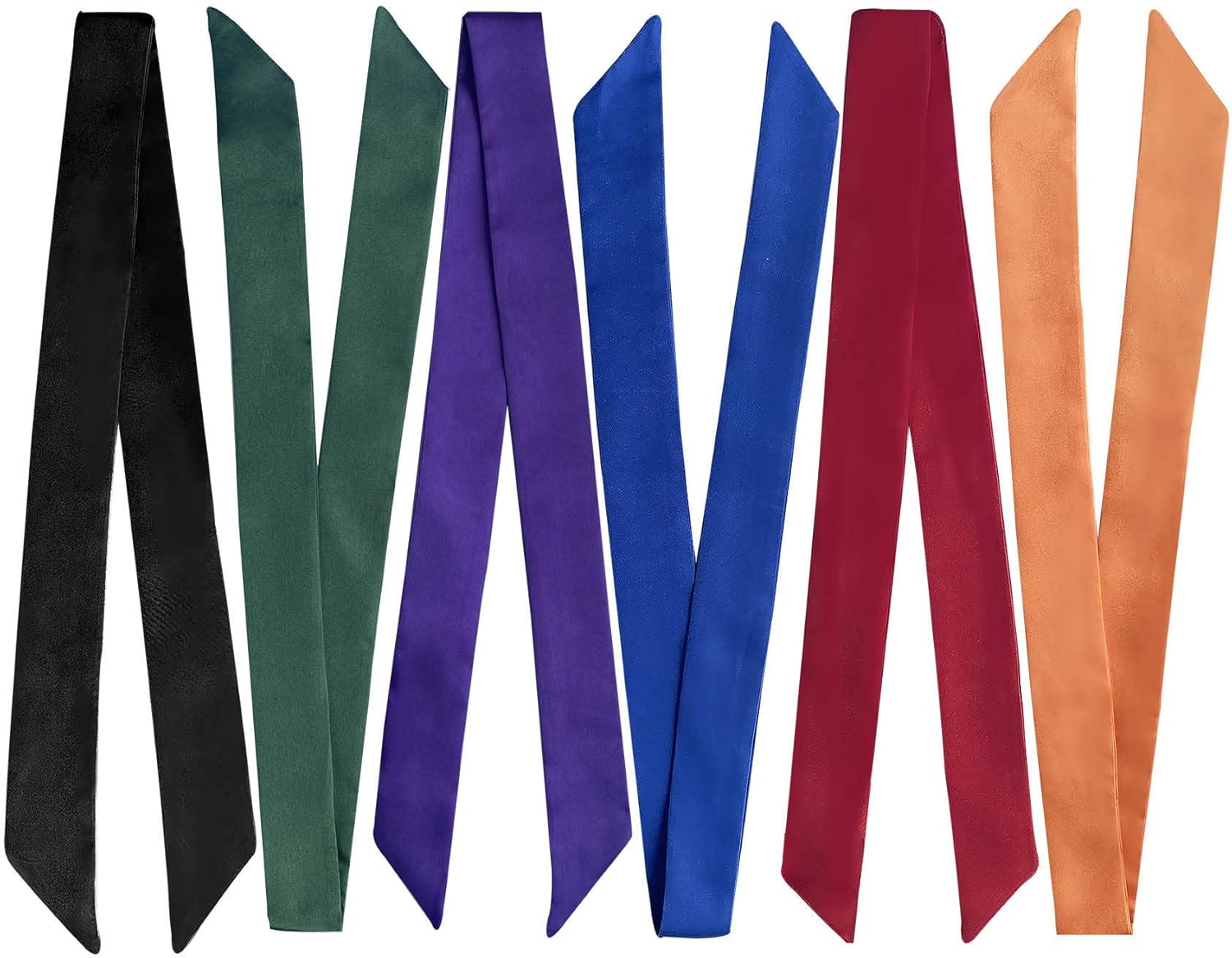 2/6/10Pack Scarf Bags for Women Handbag Scarfs Band Hair Neck Scarves Fashion Gifts