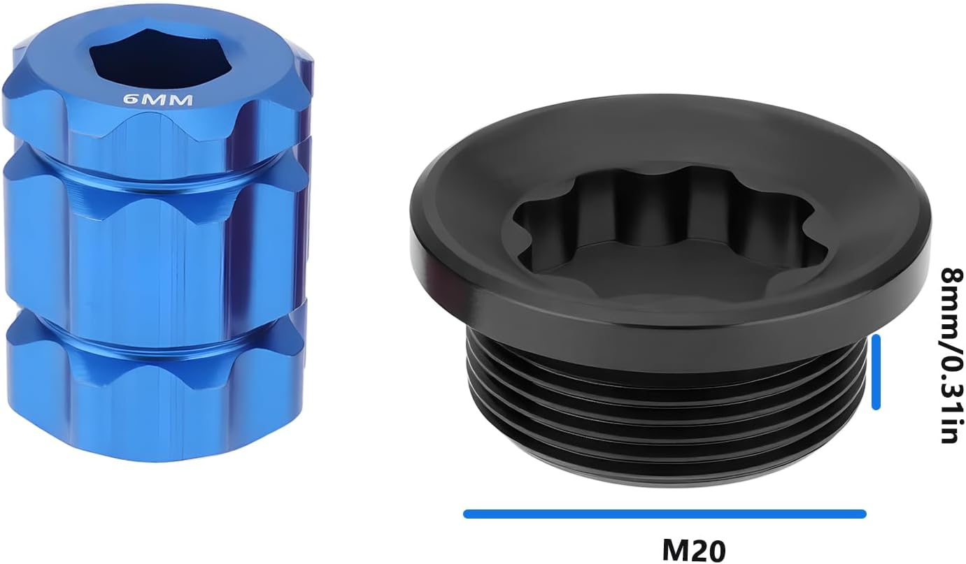 Create Idea 1 Set Road Bike Crank Arm Mounting Bolt M20X8Mm Parts Compatible with Shimano image number 5