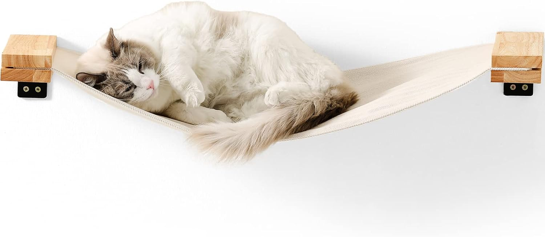 FUKUMARU Wall Furniture, 36 &times; 13 Inch Cat Hammock for DIY Shelves and Wall, for Most Kitten, Medium and Large Cats image number 1