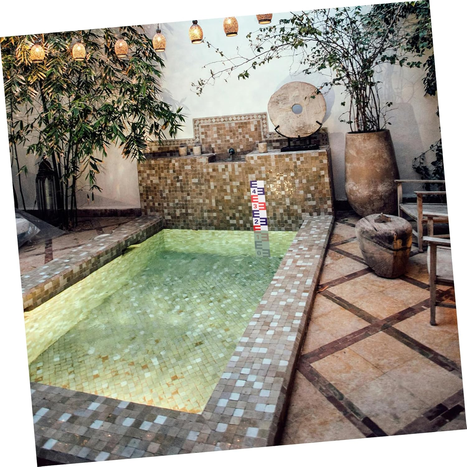 SUPVOX Water Level Indicator Sticker Self-Adhesive Pool Water Level Gauge Measuring Decal in Swimming Pool image number 6