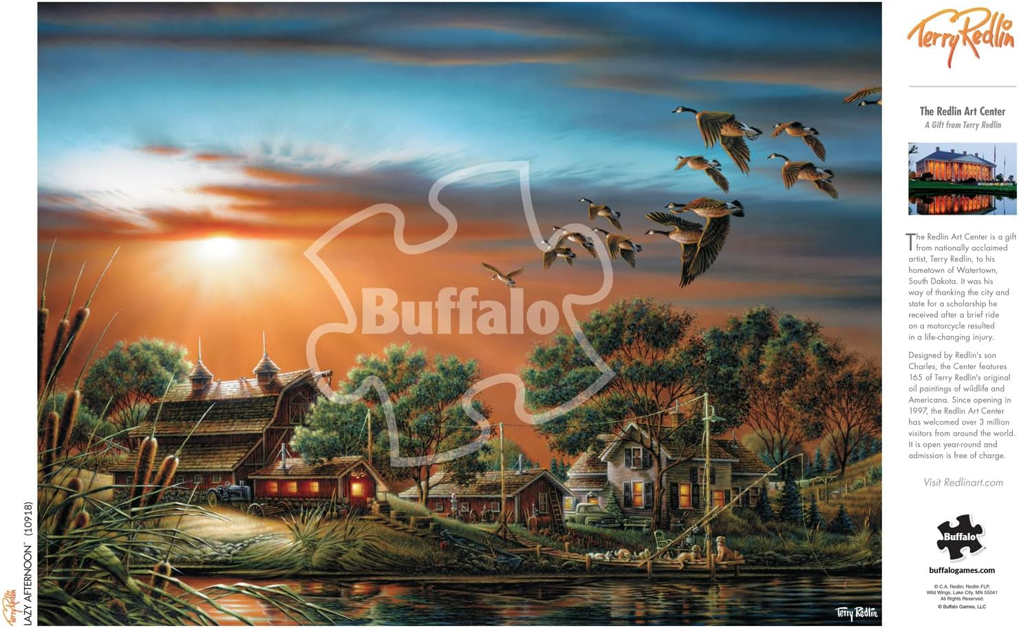 Buffalo Games - Terry Redlin - Lazy Afternoon - 1000 Piece Jigsaw Puzzle image number 5