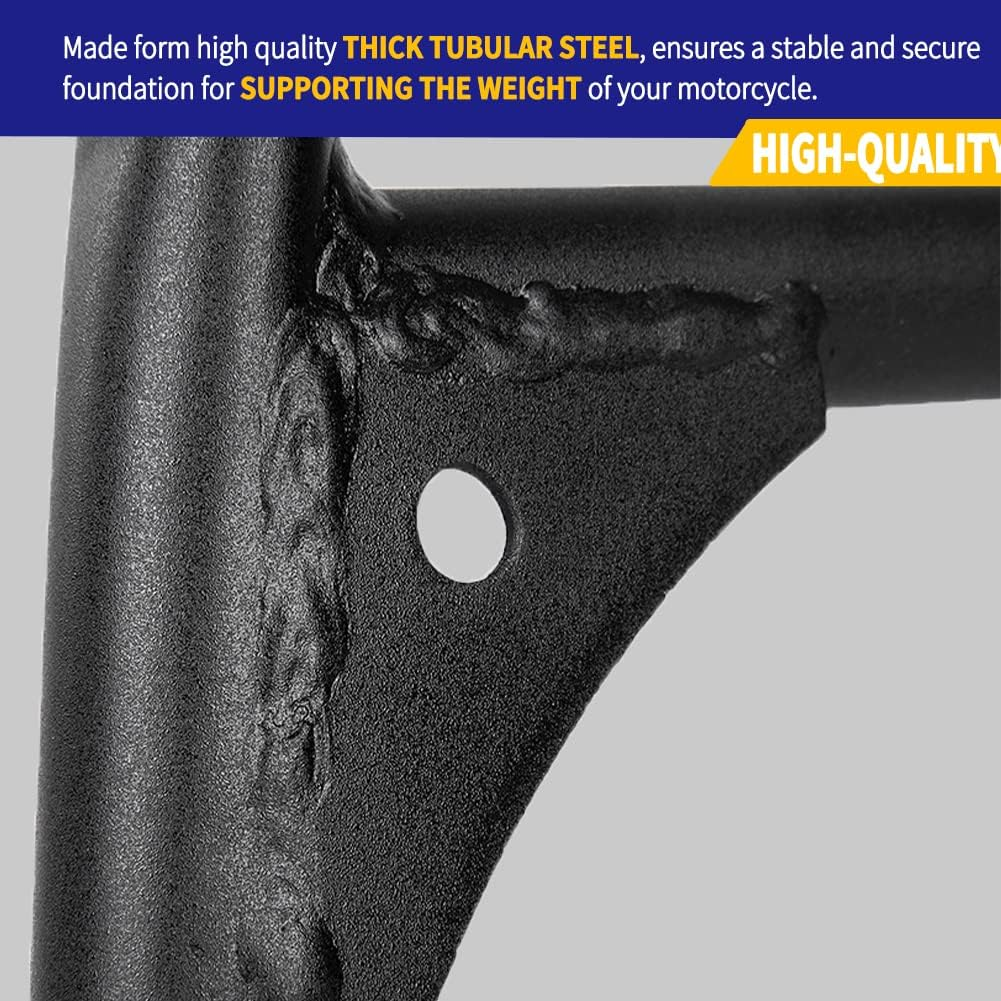 Lorababer for Versys X-300 Motorcycle Steel Center Foot Support Stand Mount Centerstand Compatible with K-Awasaki Versys X300 Versys-X300 2017-2023 18 19 20 21 22 Parking Kickstand Holder image number 2