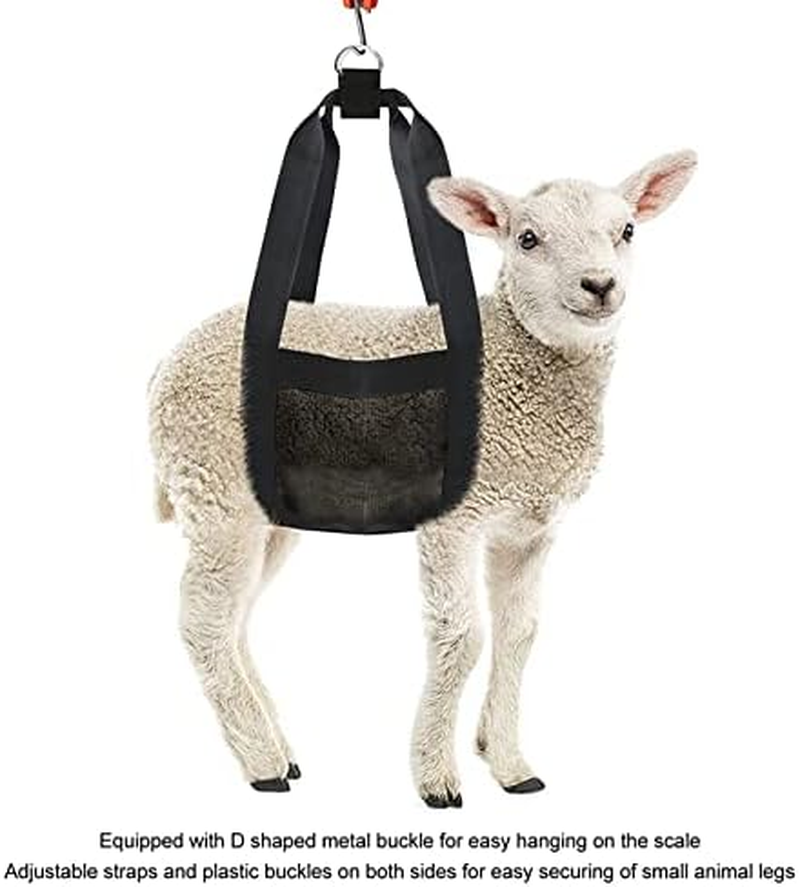 Animal Weighing Sling, Calf Sling for Weighing Animals, Lamb Weighing Bag, Animal Weight Bag, Nylon Material, Maximum Support Weight 100 Kg, 30 X 48 Cm image number 4