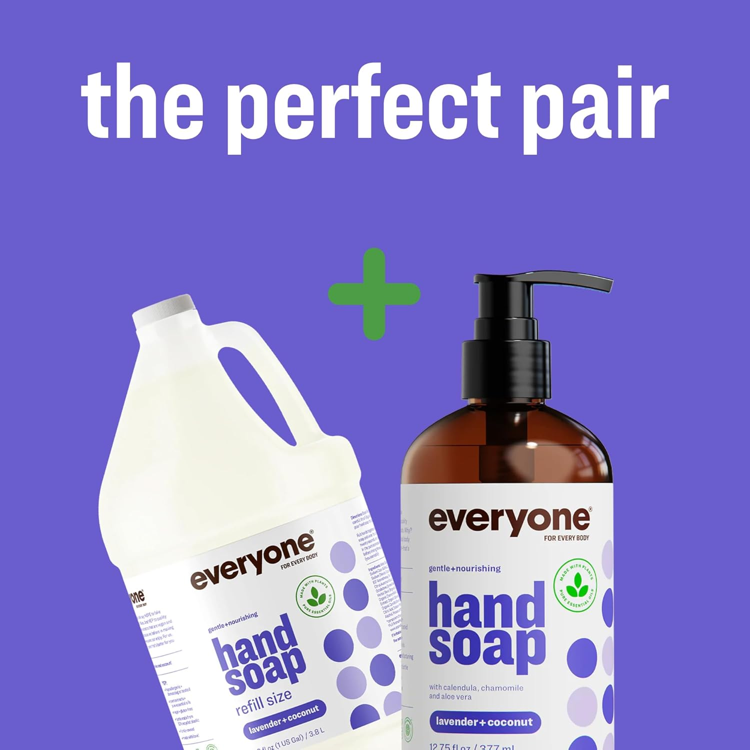 (6) - EO Products 1270156 Everyone Hand Soap Lavender and Coconut 380Ml